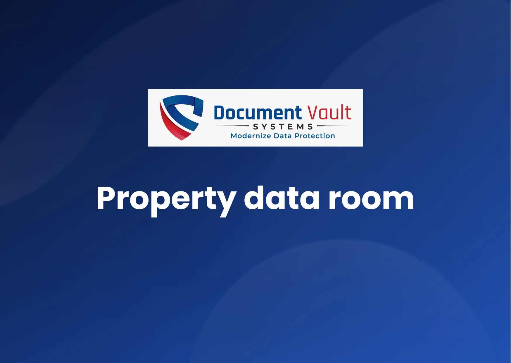 Property data room