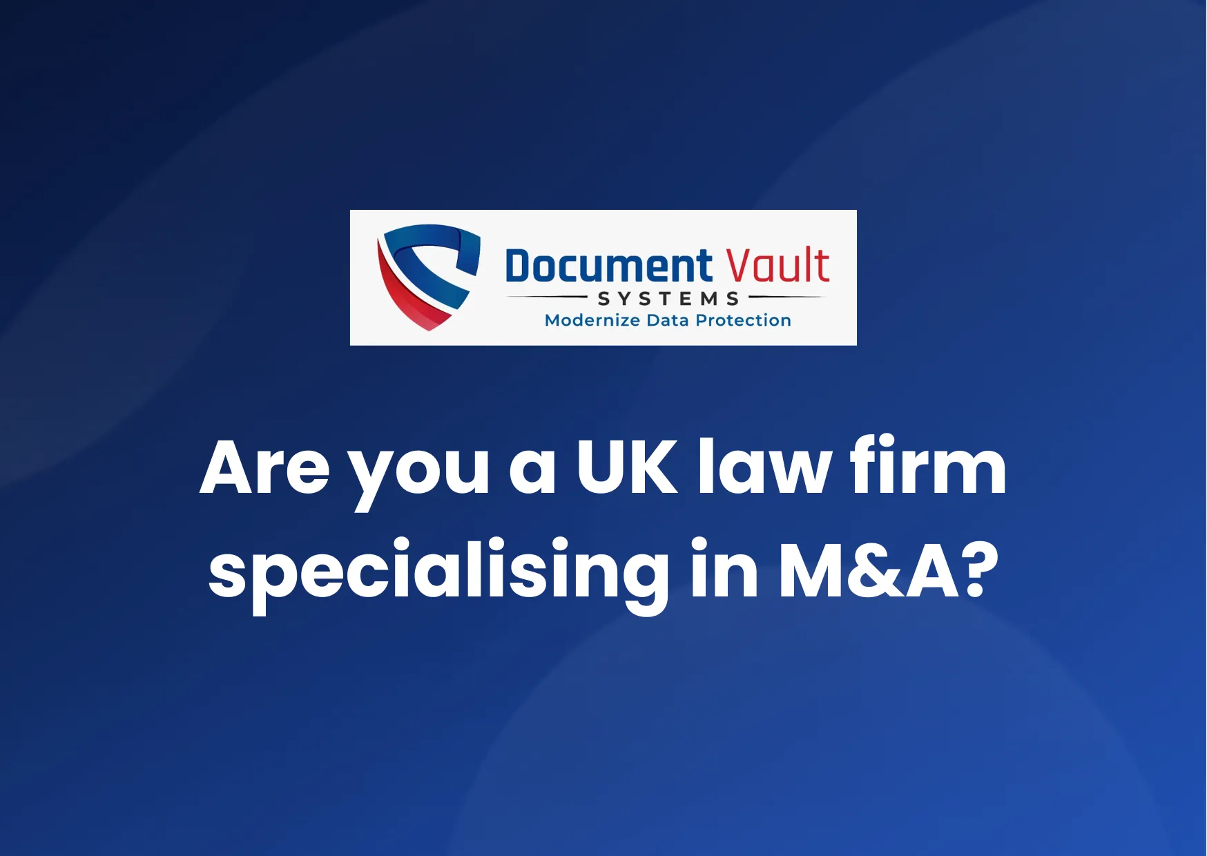 Are you a UK law firm specialising in M&A?