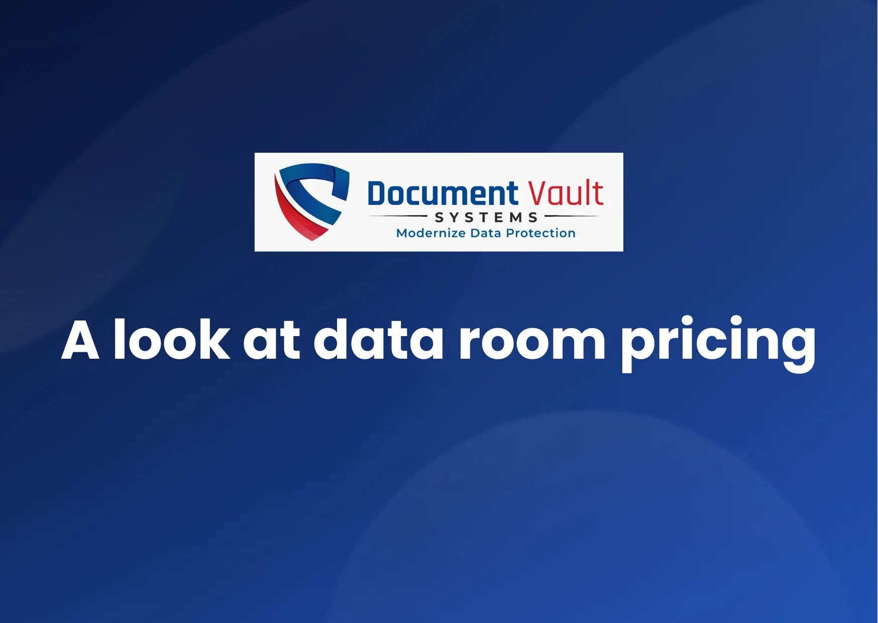 A look at data room pricing
